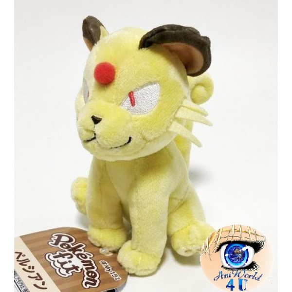 Officiële Pokemon center knuffel Pokemon fit Persian 14cm 